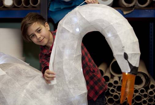 Swan Created ReCreate Arts Materials